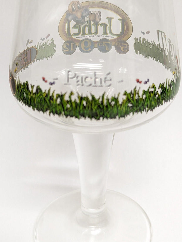 Leyerth Brewery Urthel Beer Glass Vlaemse Bock Pache Hop-It