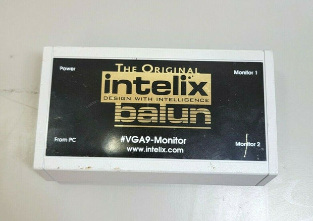 Balun Intelix #VGA9-Monitor Ethernet to 2x VGA Video Converter.