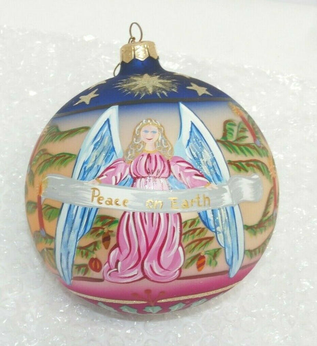 Christopher Radko PEACE ON EARTH Limited Edition Glass Ornament