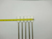 Lot of (5) AHT Co. Tissue Grinder Homogenizer PTFE Pestles, 1" x  9" Long