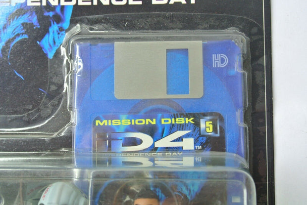ID4 Indpendence Day Capt. Steven Hiller Action Figure / Mission Disk Game 1996