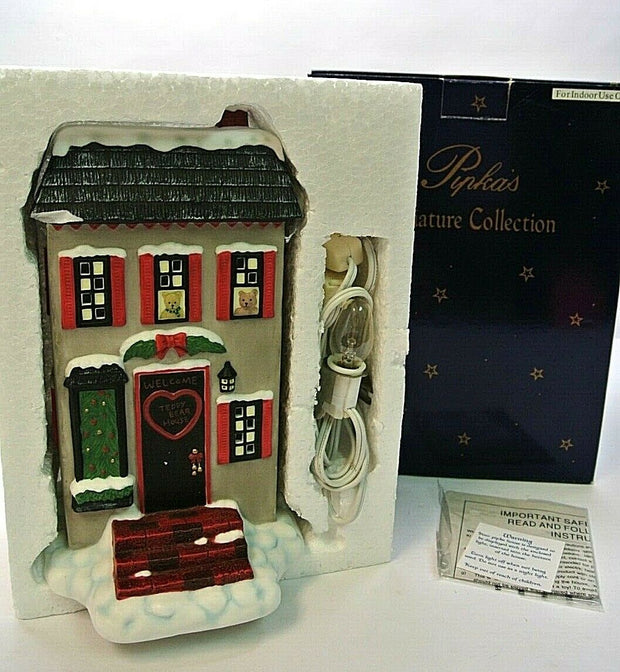 Pipka - Miniature Collection - Miniature Teddy Bear House, Lighted #13768