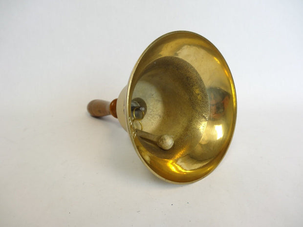 Vintage Brass "Captain's Table" 10" Dinner Bell