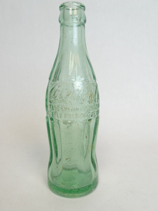 Antique Coca-Cola Coke Glass Bottle Trademark Dec 25 1923 Milwaukee WI