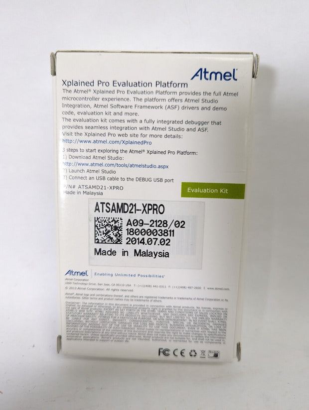 ATMEL SAM D21 Xplained Pro Evaluation Platform Evaluation Kit ATSAMD21-XPRO