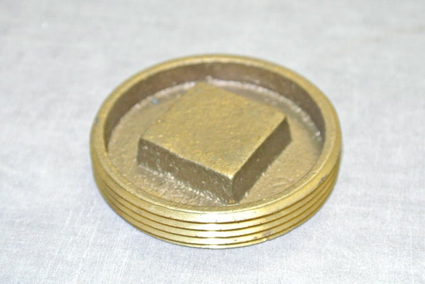2" Nibco DWV 820 Brass Countersunk Cleanout Plug - Qty 2