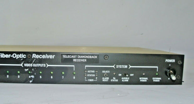 Telecast DiamondBack II 8 Channel V/A Multiplexer Fiber Optic  Receiver