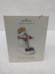 Hallmark Keepsake Christmas Ornament QP1617 Sno time For Shoveling Snowmen