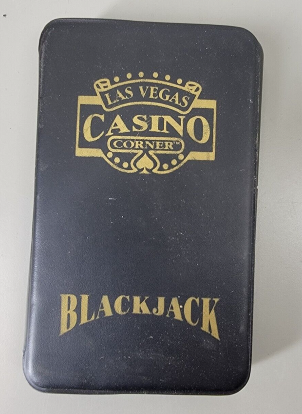 VINTAGE 1994 MICRO Games Las Vegas Casino Corner Blackjack LCD Handheld Game