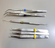 8Pcs Dental Hygiene Tool Kit, Scraper, Pliers, Tweezers, Scissors, Stainless