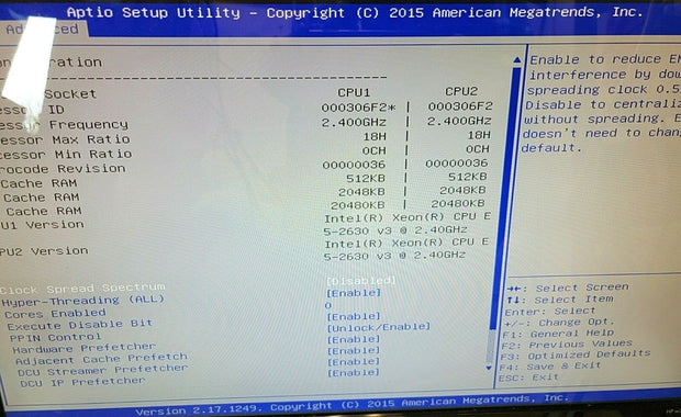 Supermicro SuperChassis CSE-847, X10DRi-T4+, 2X E5-2630V3, NO RAM/HDD's
