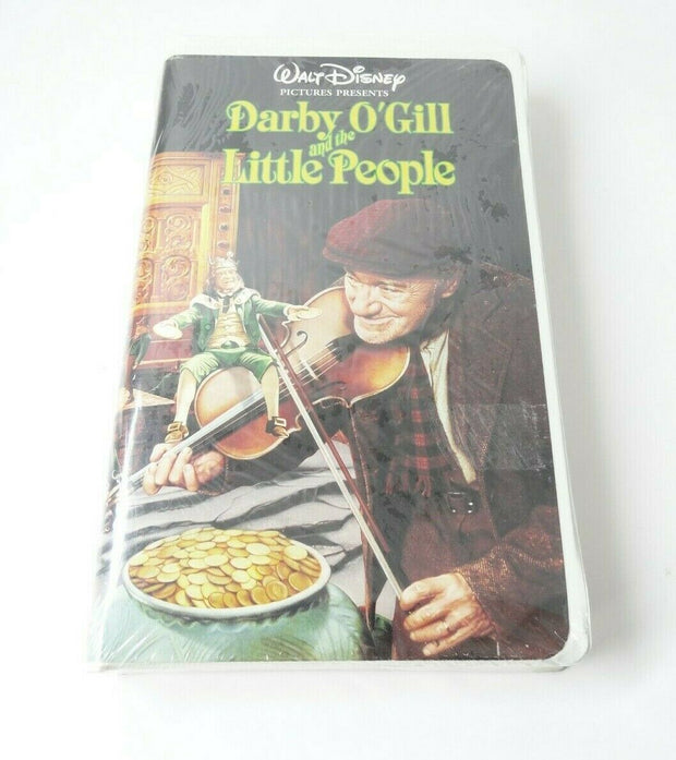 Disney Darby O'Gill & The Little People VHS SEALED PROMOTIONAL COPY- RARE!