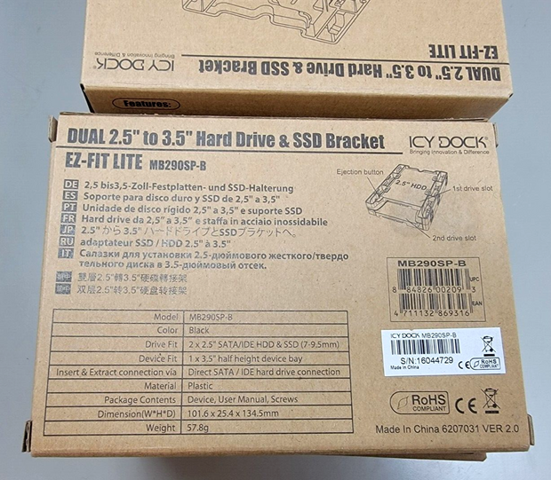 ICY DOCK EZ-Fit Lite MB290SP-1B