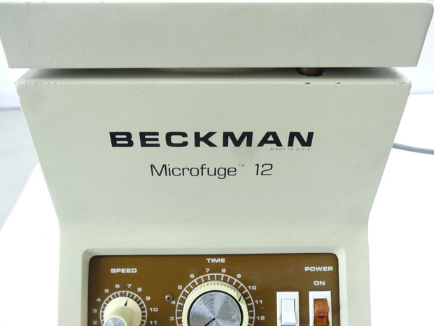 Beckman Microfuge 12 w/ Fixed Horizontal Angle Rotor - Tested!