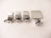 Lot of Laboratory First Surface Mirrors, 1 Concave, 3 Flat, with mounts
