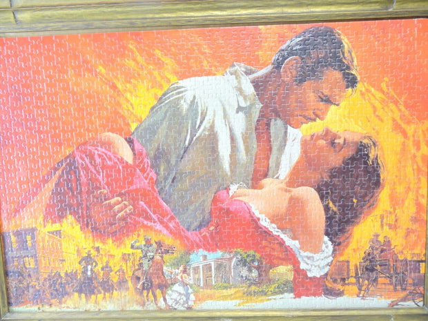 Gone With The Wind Framed Puzzle Art