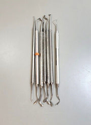 7 Pcs Hu-Friedy / Tarno Dental Tools Double Ended Plugger Ladmore Fillers