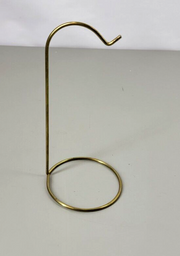 Small Sized Wire Ornament Hangar, 7", Brass, Display, Decorative