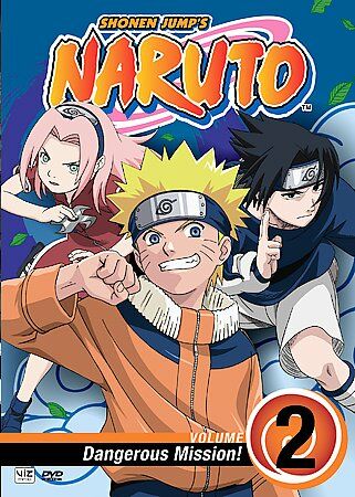 Naruto - Vol. 2: Dangerous Mission (DVD, 2006, Dubbed)